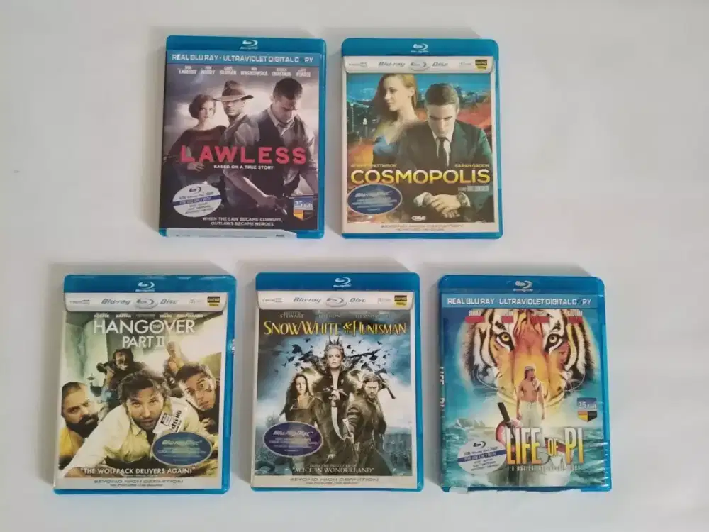 Jual Paket Blu - Ray isi 5pcs