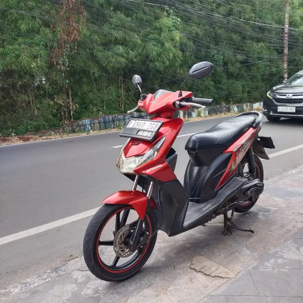 Honda Beat Karbu 2009 Orisinil Mesin Cakep Bagus Lengkap