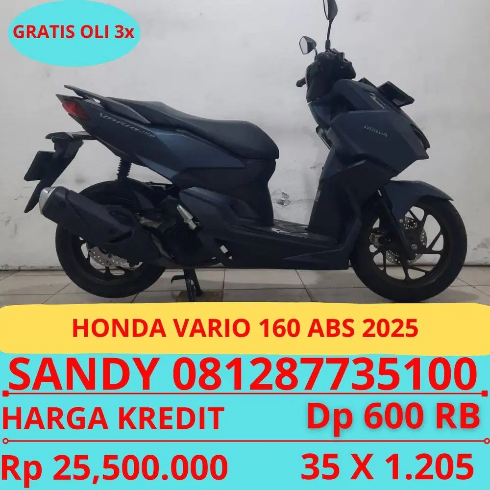 HONDA VARIO 160 ABS 2025 DP MURAH 600 RIBU GUYSS