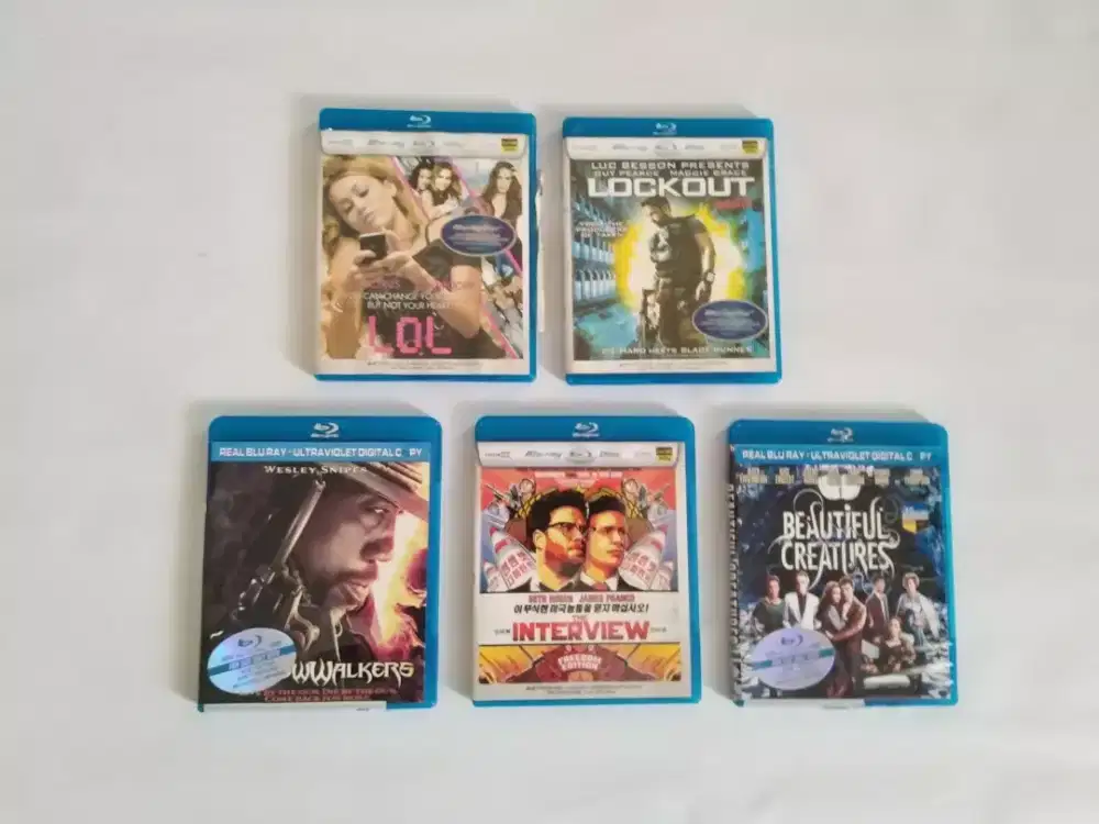 Jual Paket Blu - Ray isi 5pcs