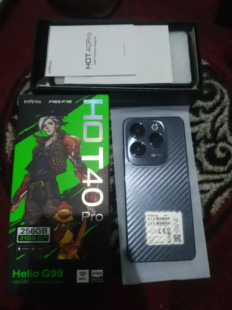 Jual Infinix hot 40pro 12+9gb/256gb