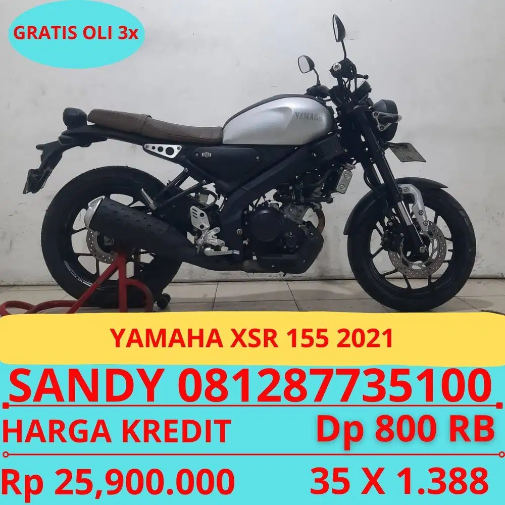 YAMAHA XSR 155 2021 DP MURAH 800 RIBU GUYSSS