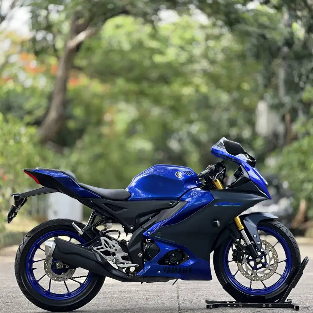 YAMAHA YZF R15 V4 2022 BIRU KM RENDAH PAJAK ON SIAP JALAN