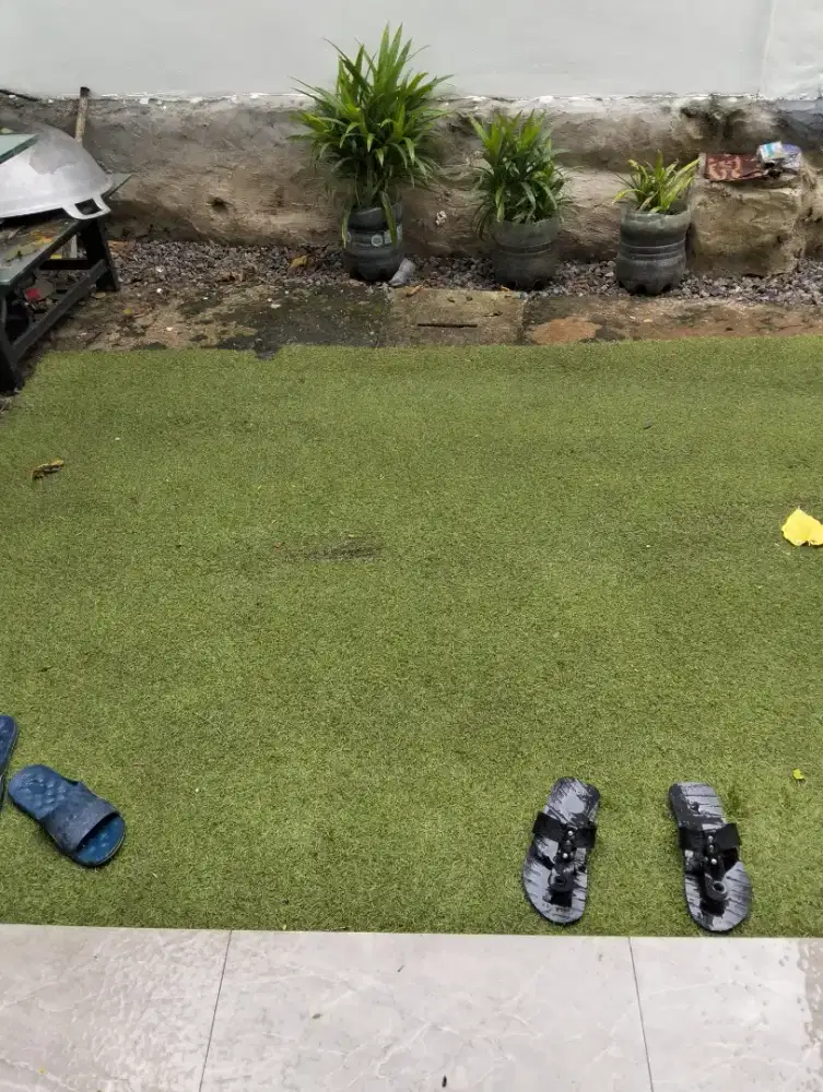 Dicari rumput sintetis bekas