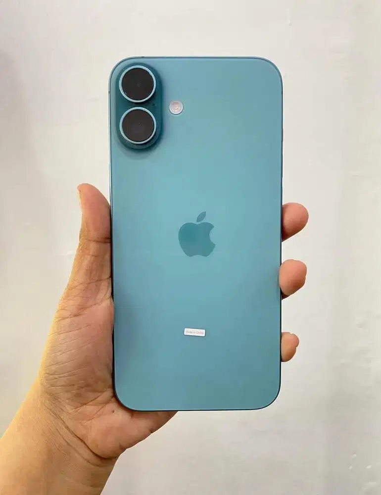 iphone 16 plus 256 teal new garansi resmi ibox 12 bulan