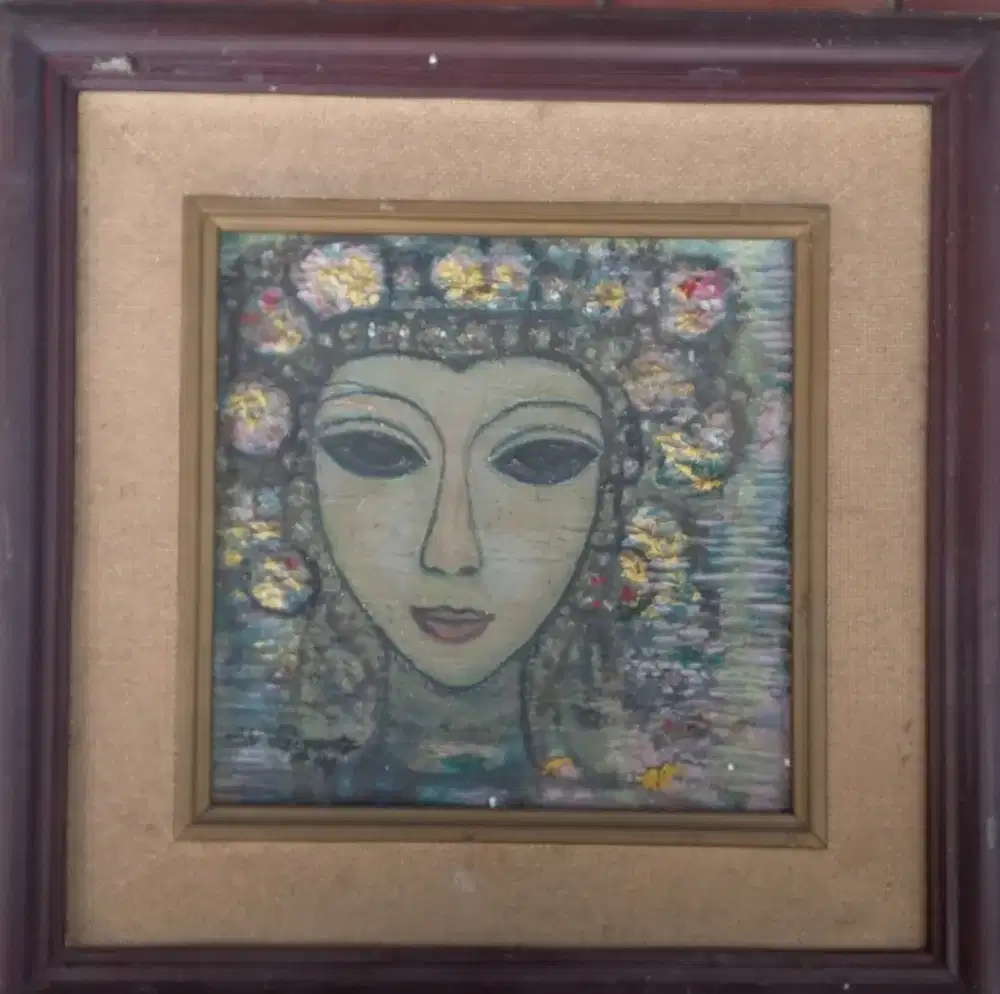 Lukisan Topeng karya Suyanto