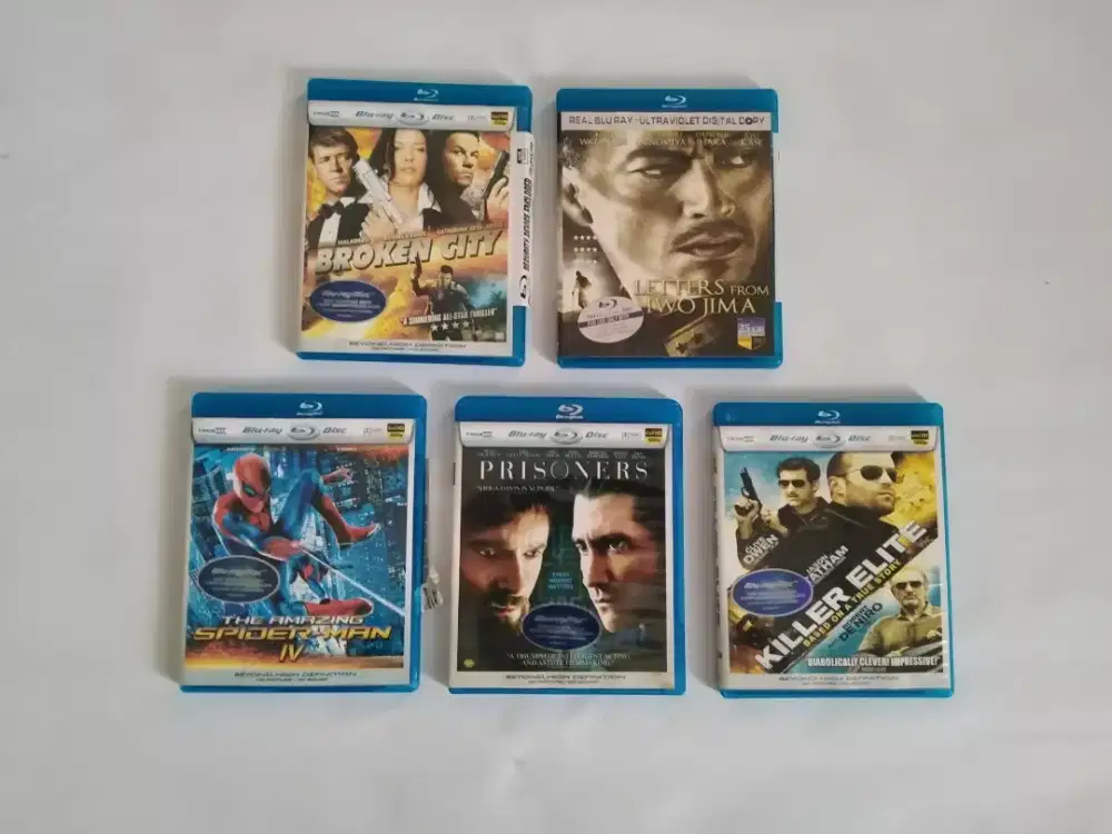 Jual Paket Blu - Ray isi 5pcs