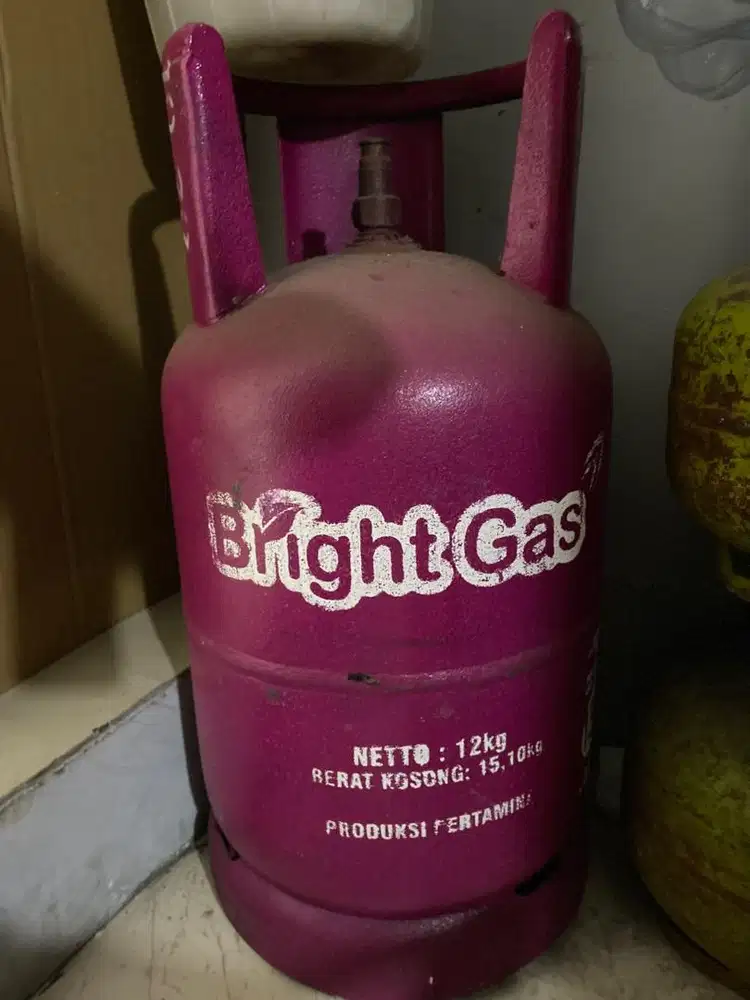 Gas elpiji, bright gas, gas tabung pink, gas tabung biru 12KG