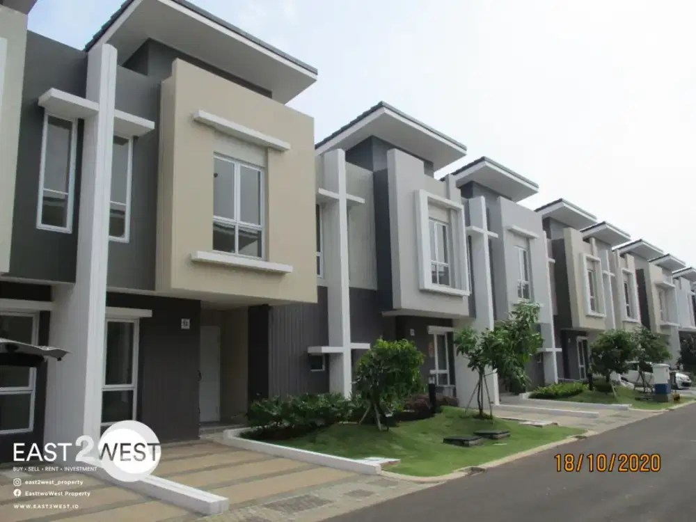 Rumah Disewakan Cluster Rossini Summarecon Gading Serpong Tangerang Murah Siap Huni