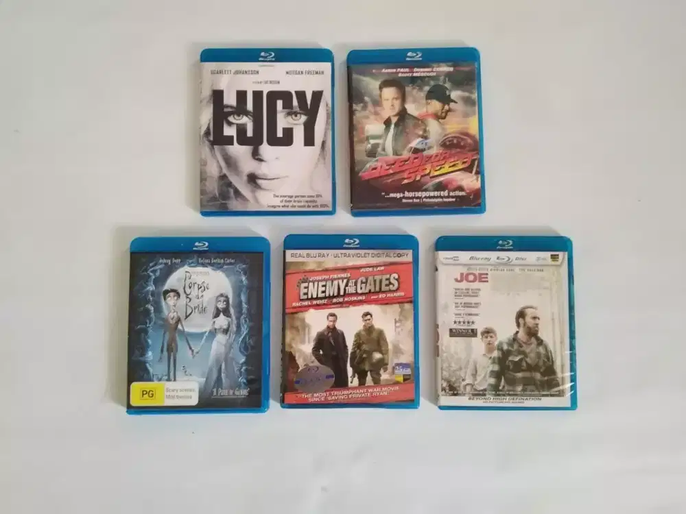 Jual Paket Blu - Ray isi 5pcs