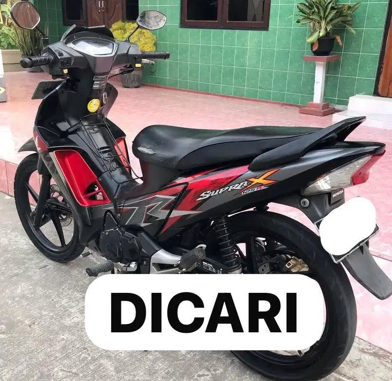 Di Cari Supra X 125 Double Disk DD Tahun 2008 Ke Atas Supra X 2010