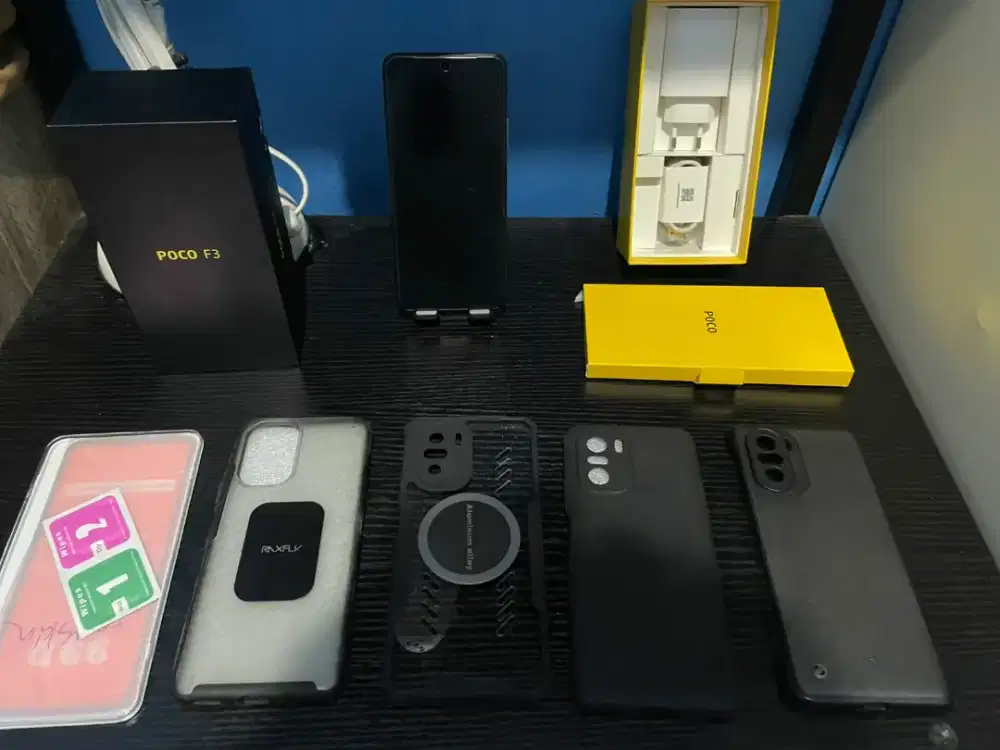 Poco F3 8/256 Black Fullset + Case + TG