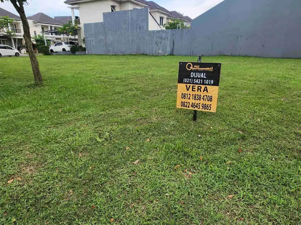 JUAL MURAH !! Kavling Hoek Suvarna Sutera 328m2