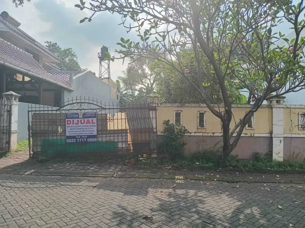 Dijual Cepat Tanah 5.752 m2 SHM Raffles Hills Cibubur
