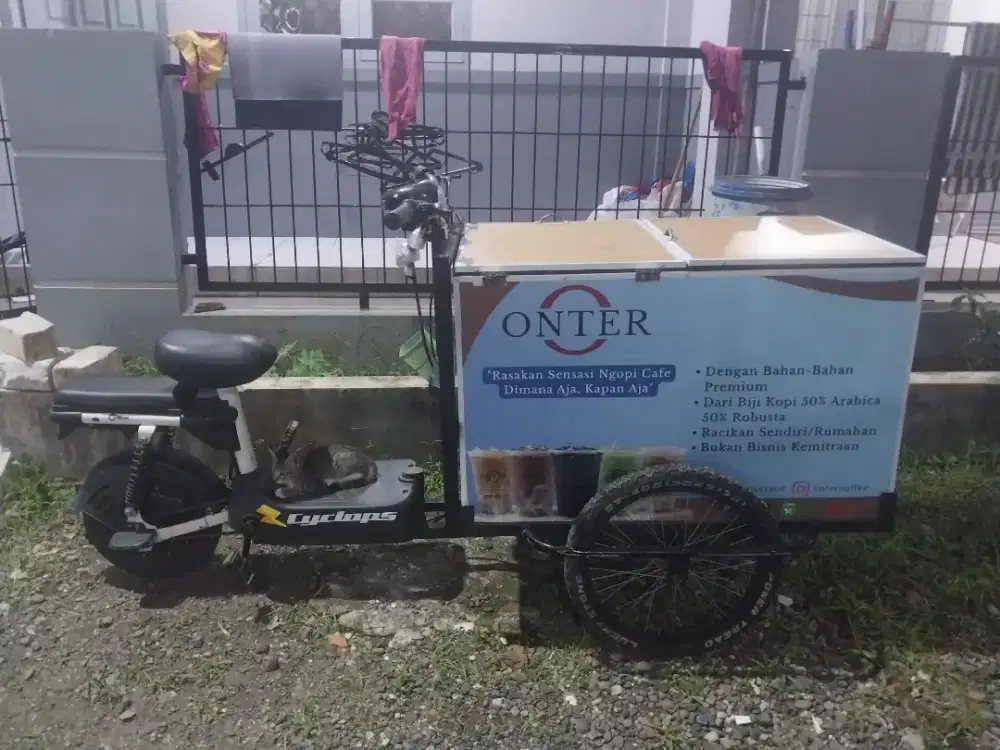 “Gerobak Kopi Keliling / UMKM – Kondisi Siap Pakai”