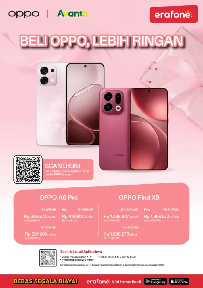 New Oppo A6 Pro series bisa cicilan dan tuker tambah