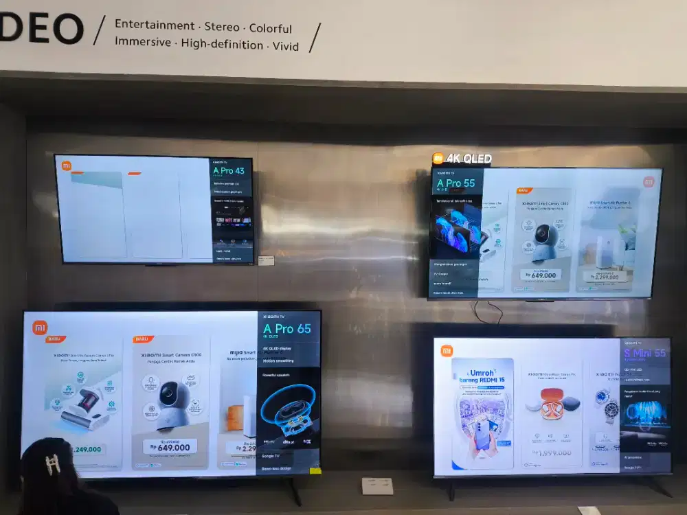 Xiaomi GTV mulai 32-43-55 inc bisa kredit juga