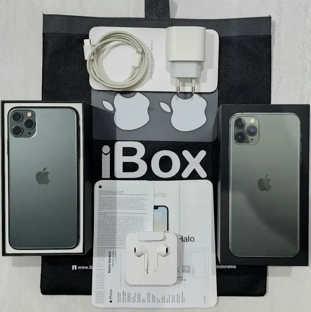 Iphone 11 Pro Max 256 GB IBOX Green Fullset