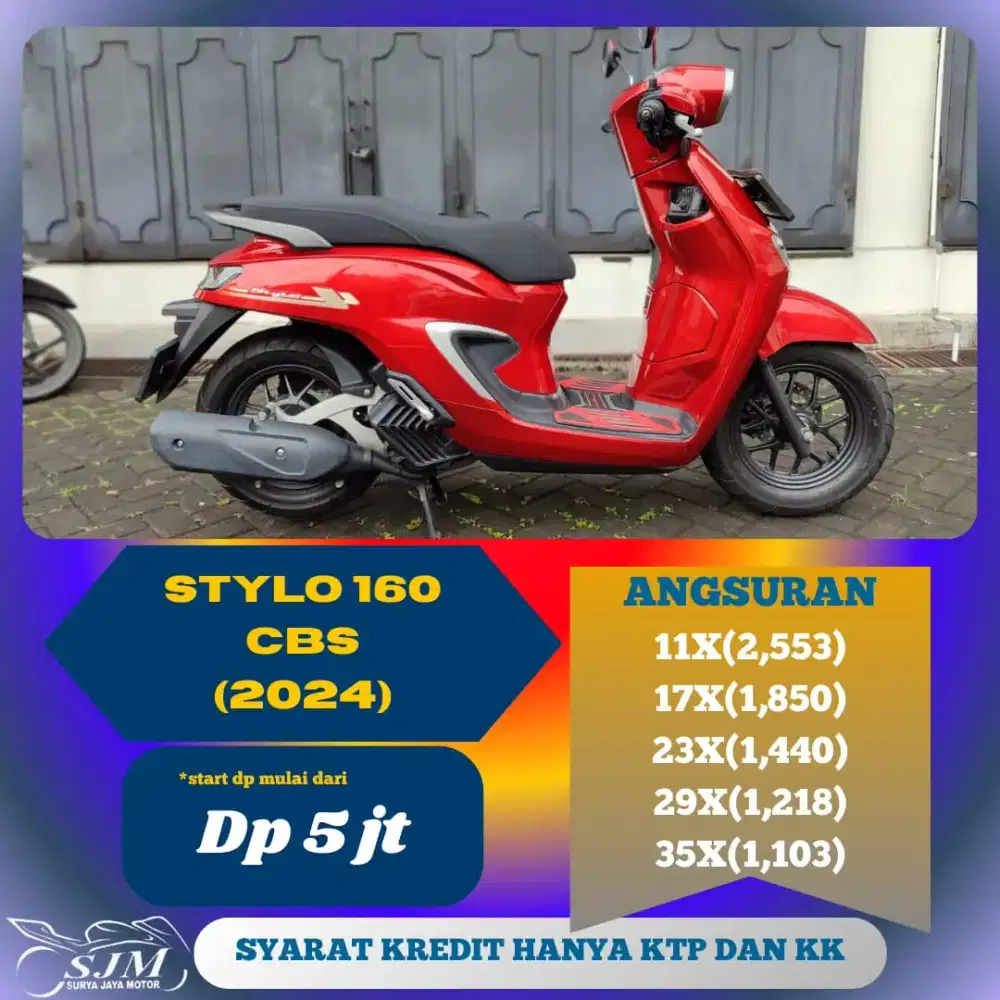 HONDA STYLO 160 CBS 2024 SIAP PAKAI