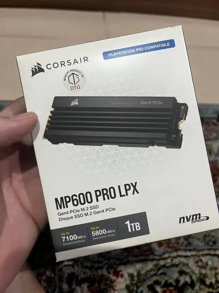 CORSAIR MP600 PRO LPX 1TB Gen4 x4 NVMe M.2 SSD  - PS 5 compatible