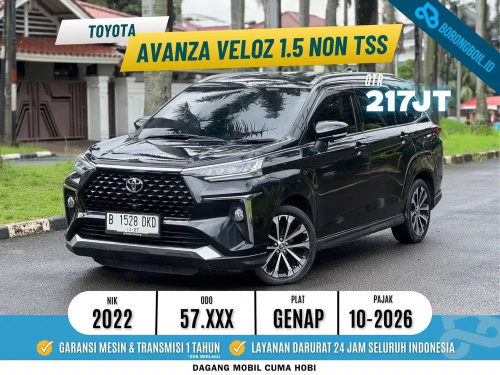 TERMURAH !! Toyota Veloz Q cvt 2022 Service Records resmi