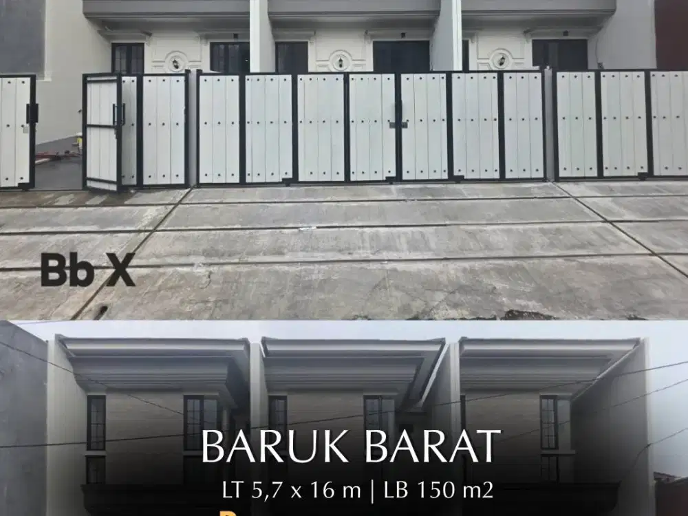 Rumah Baruk Barat 3Unit Kembar (Unit Ready) Surabaya