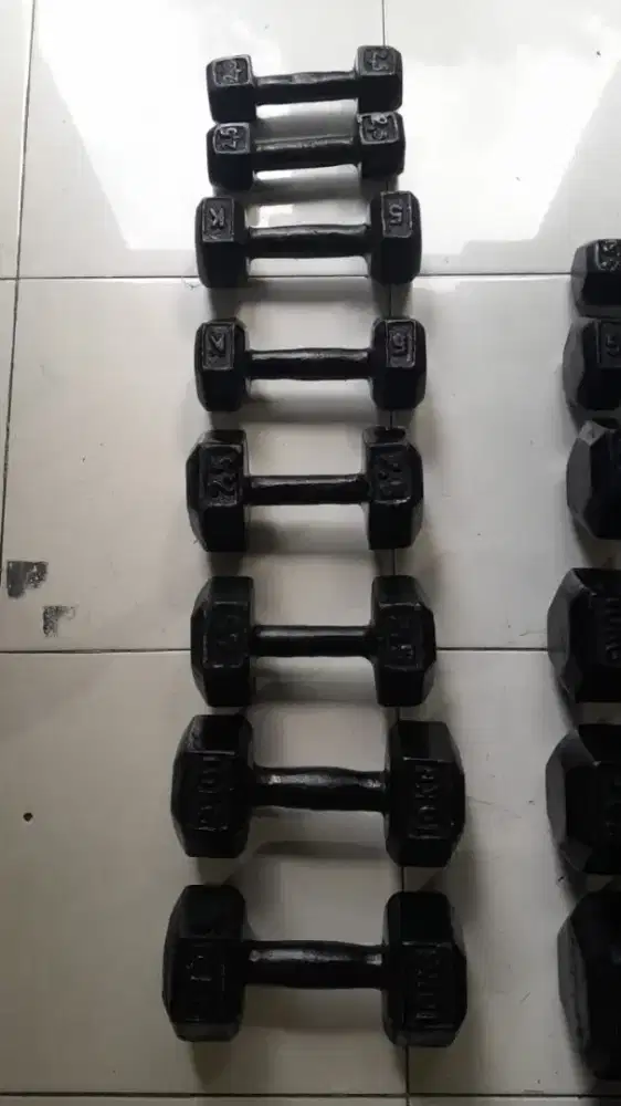 Dumbell besi cor