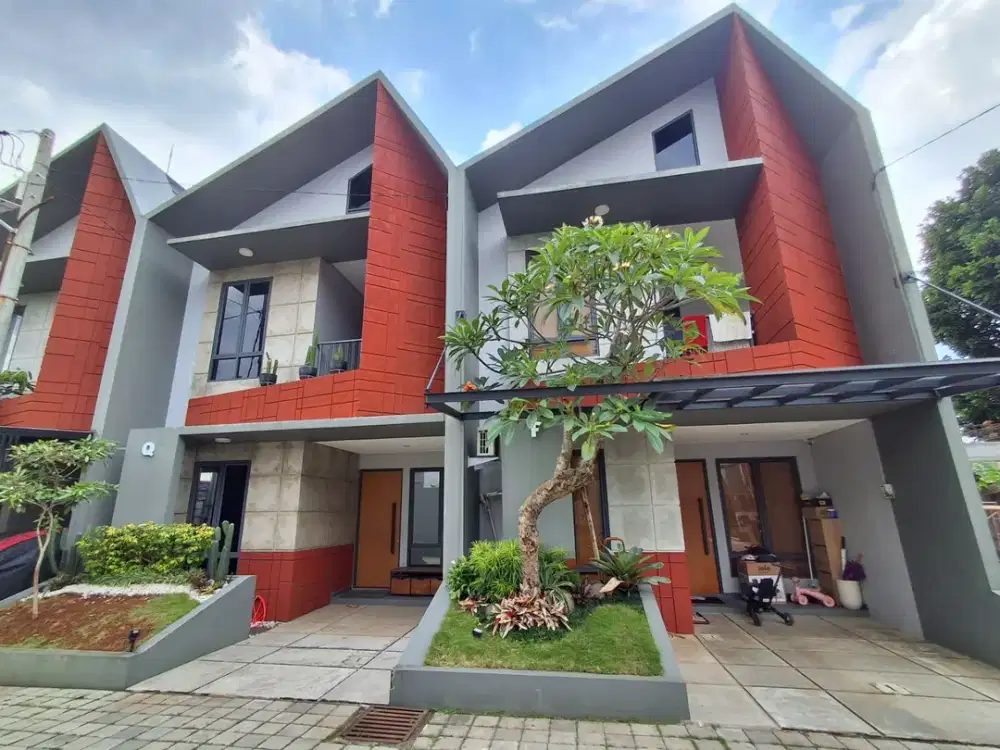 Rumah di Cibinong Dinding Bata Merah cuma 5 Menit ke Stasiun Kereta
