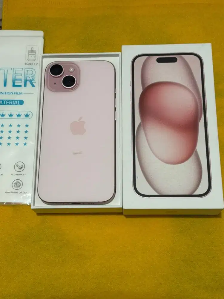 Iphone 15 128 ibox pink bh 100 cc 0 baru aktivasi