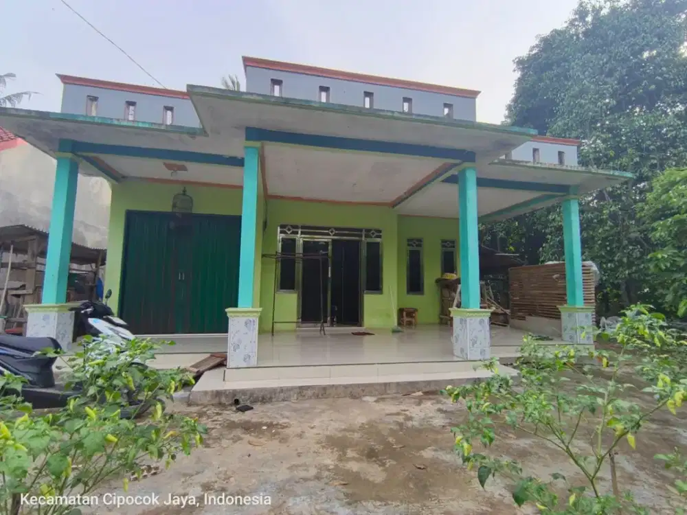 jual rumah kampung deket polda banten akses mobil