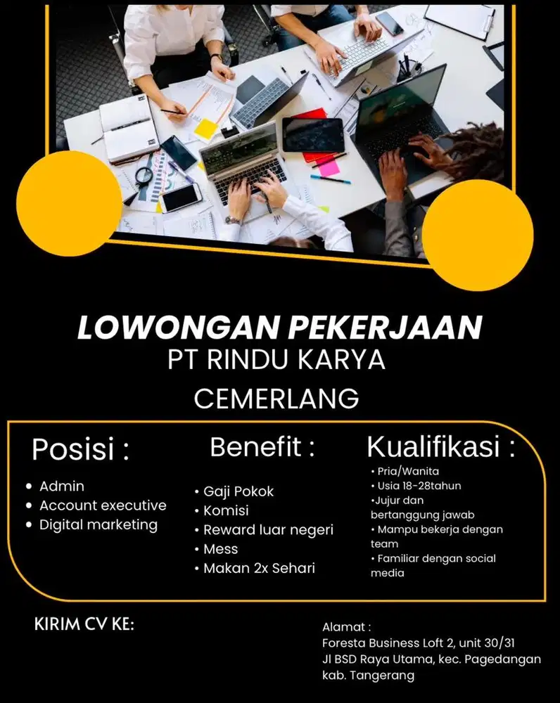 Staff digital marketing