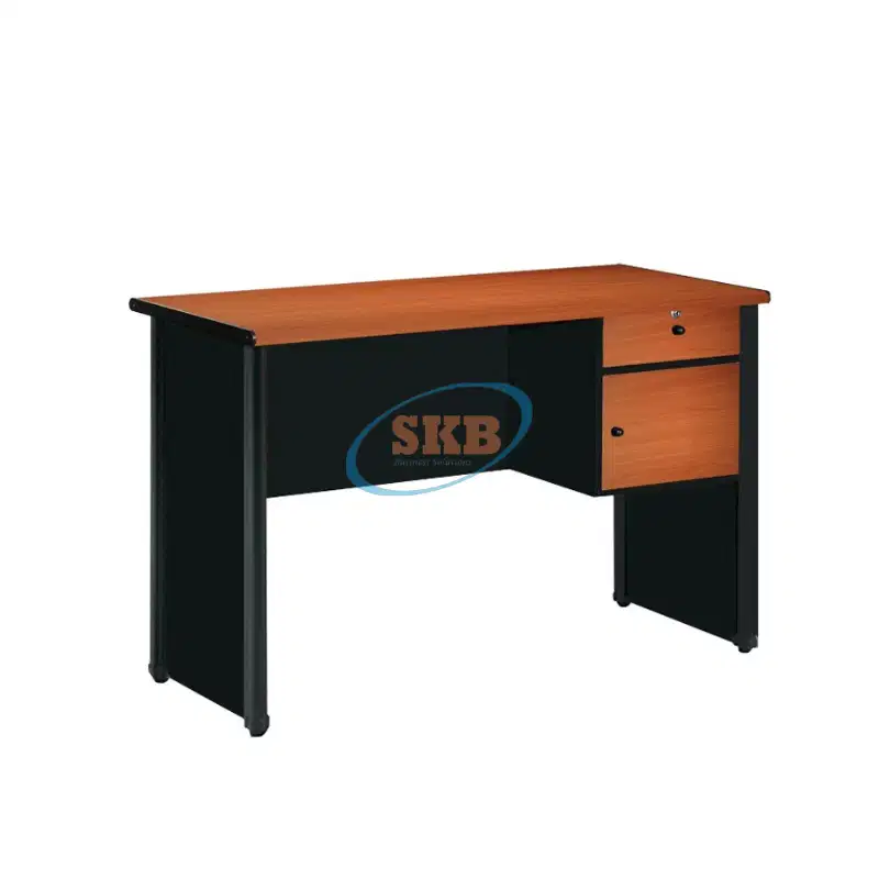 Meja Kantor Tulis Meja kerja plus Laci Meja Kios Minimalis Kuat 120x60