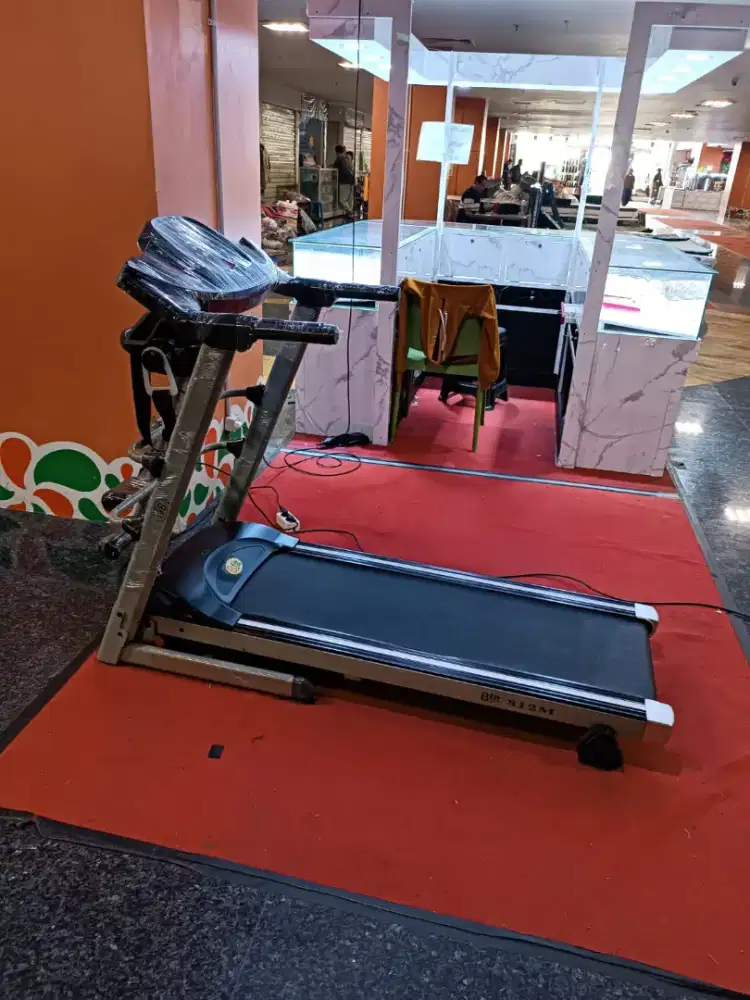 Promo treadmil eletrik jumbo 3fungsi