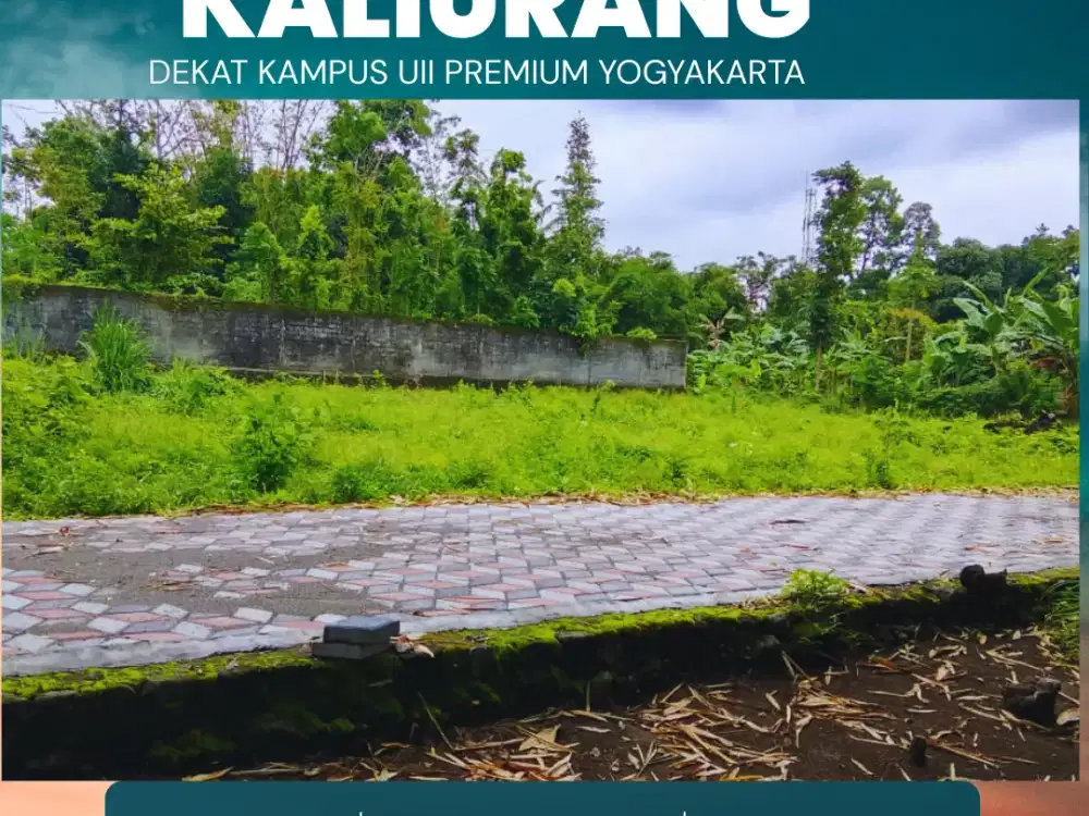 Tanah Jogja Kost Area Kampus UII Kaliurang SHM Pekarangan