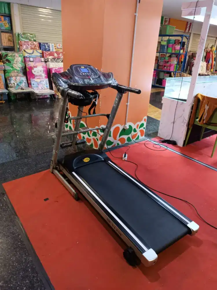 Promo treadmil eletrik jumbo 3fungsi bekas display toko
