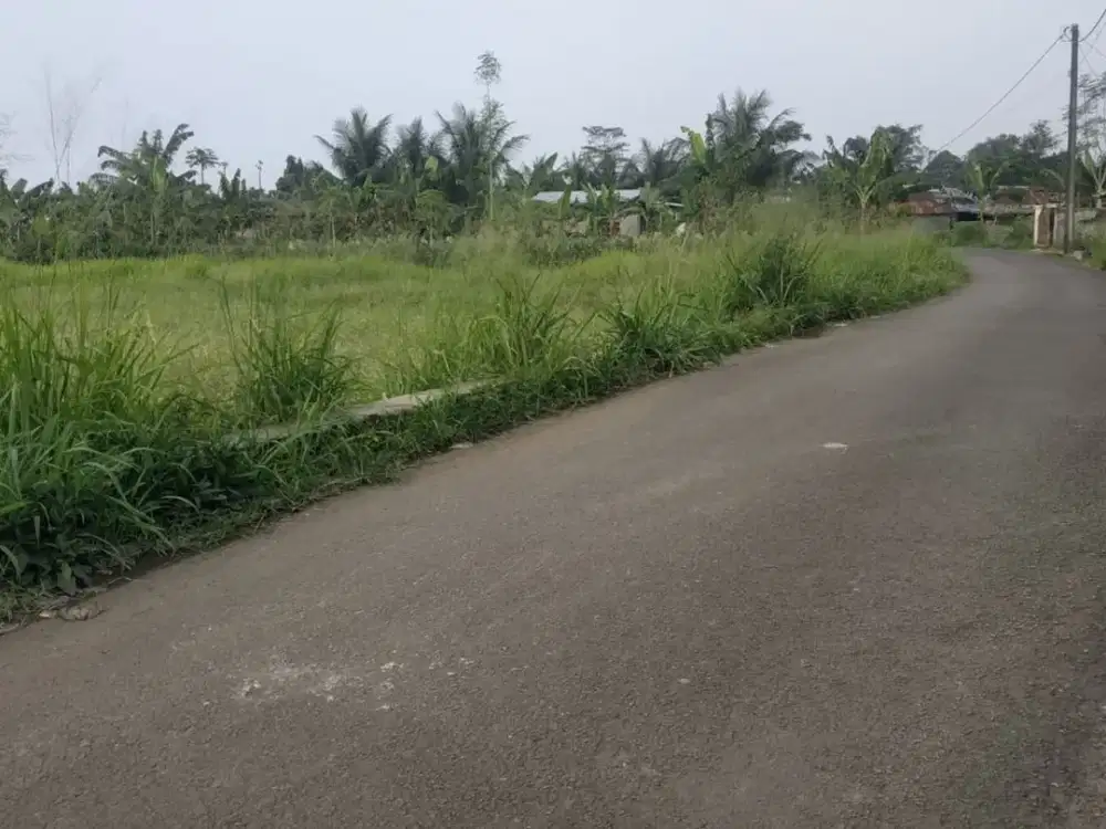 Investasi Tanah Cashback 20 Jt 4,2 km ke Gerbang Tol Cigombong