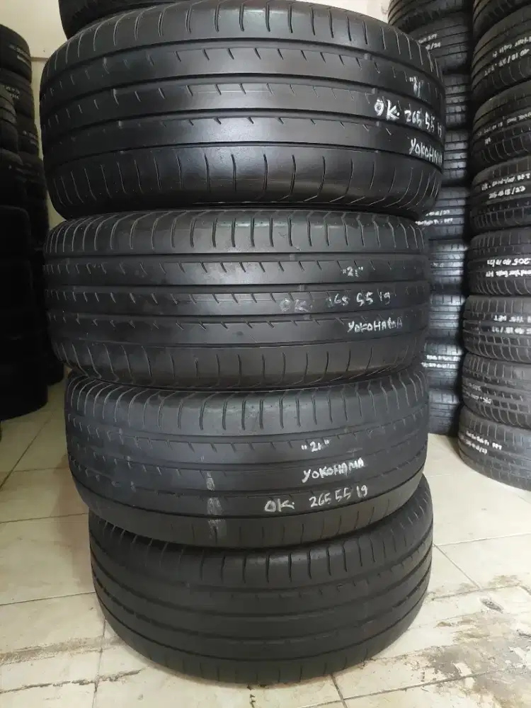 Jual Ban Yokohama Advan Sport V105 Ukuran 265 55 R19 Tahun 2021 (80%+)