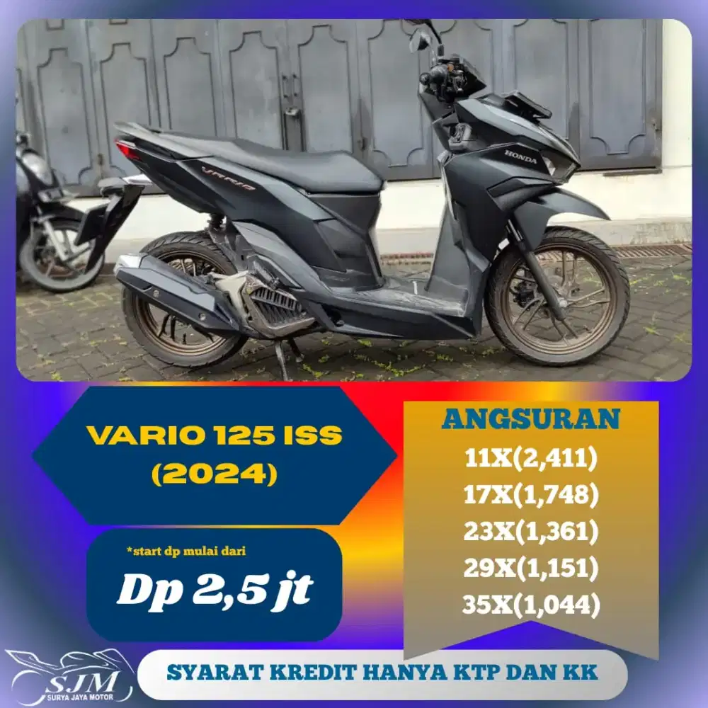 HONDA VARIO 125 CBS ISS 2024 CASH & KREDIT