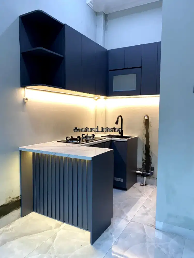 Kitchen set minimalis+meja island