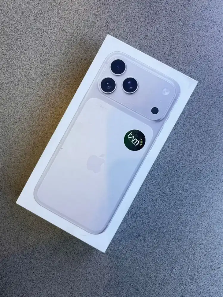 iPhone 17 Pro Max 512gb Silver Ibox Resmi Segel