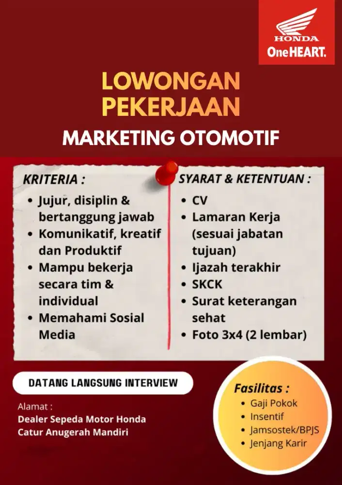 Marketing Motor Honda