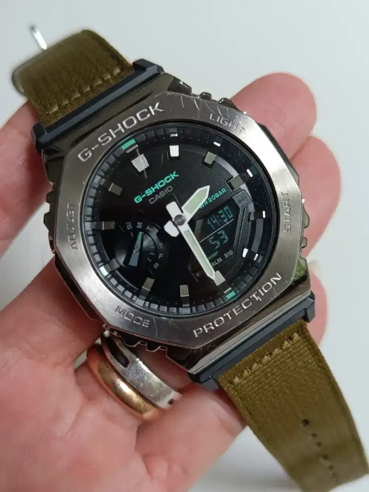 Casio G-Shock GM 2100CB 3adr original bekas bagus normal semua