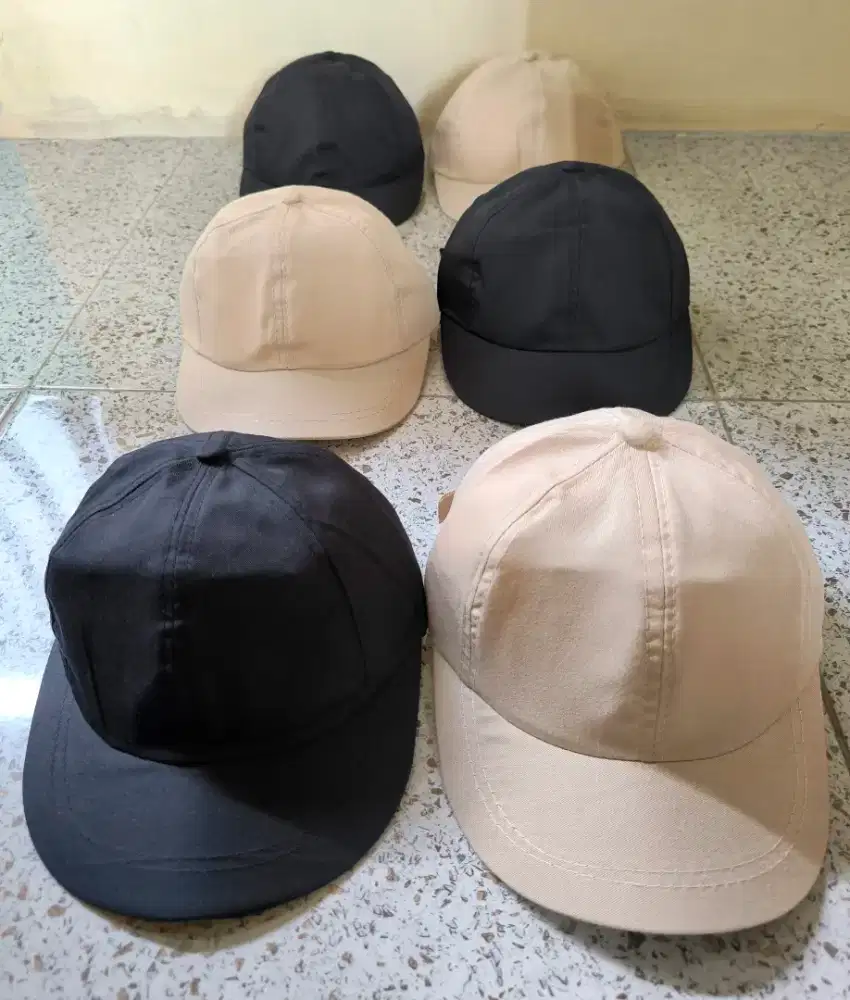 Topi Baseball Pendek Polos