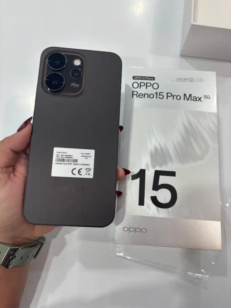 Oppo Reno 15 promax 12/512 pre order cukup DP 500k