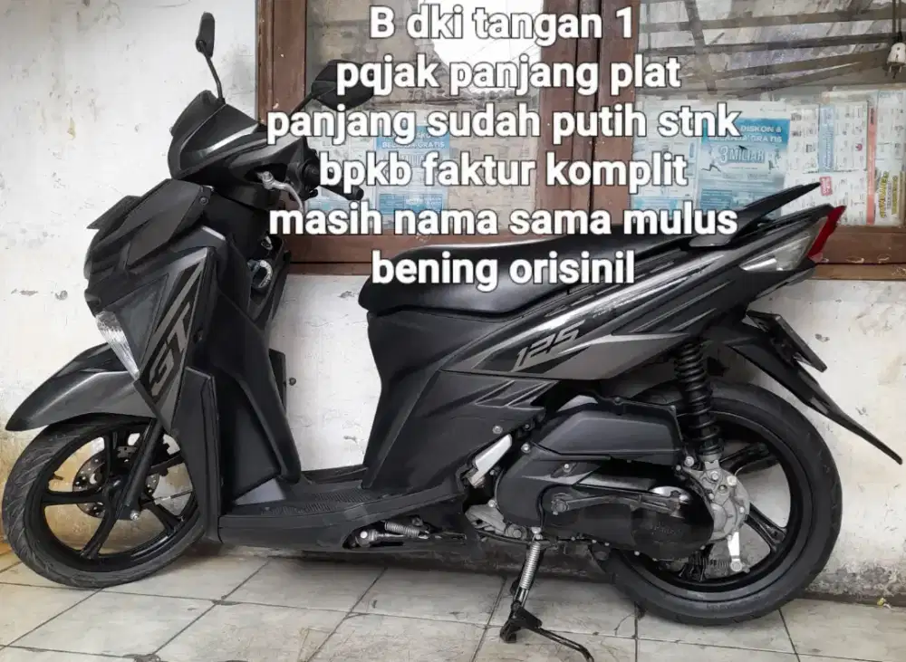 Yamaha Mio soul GT 125 LED 2018 cw asli abu2 B dki tangan 1 pajak pnjg
