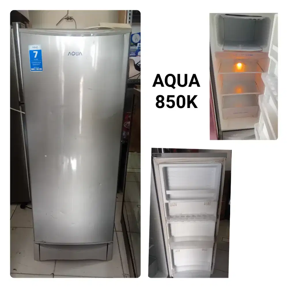 Kulkas AQUA bekas bergaransi