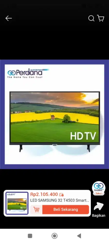 Samsung tv smart 32 inch.