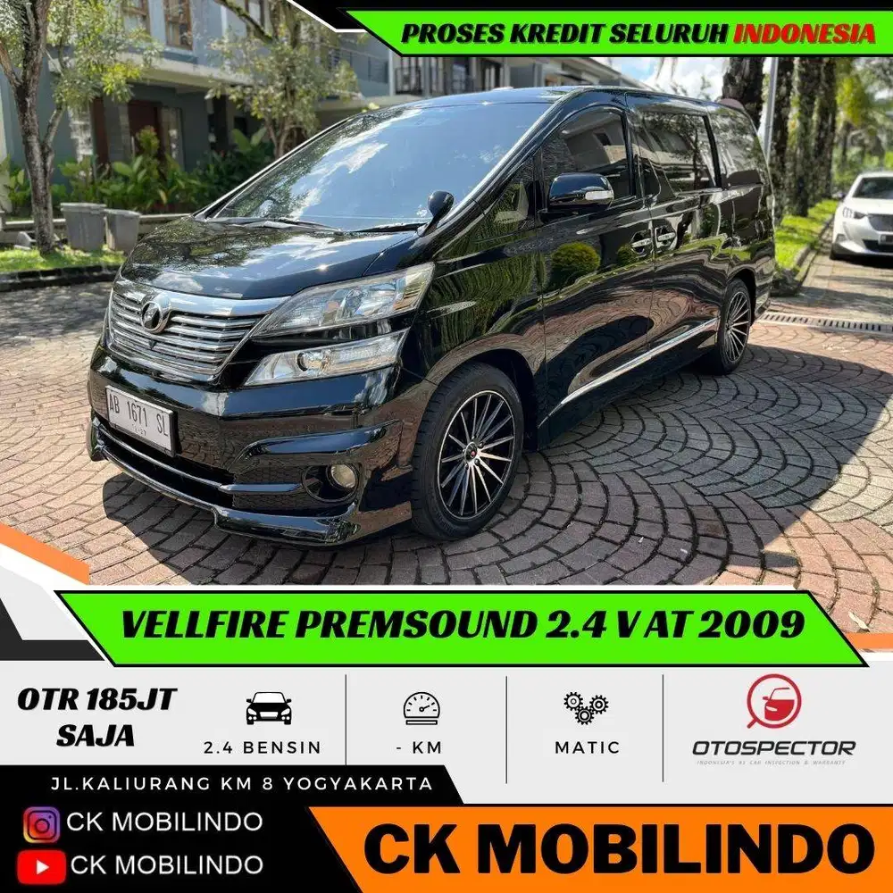 Toyota Vellfire Premsound V Matic 2009 MURAH DP Minim Alphard