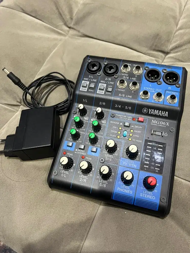 MIXER AUDIO 6 CHANNEL YAMAHA MG06X ORIGINAL