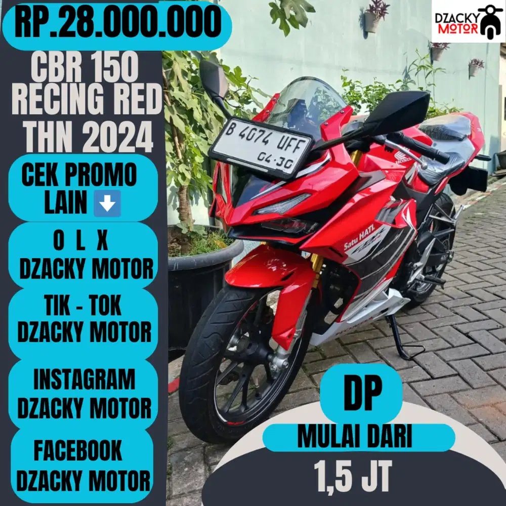 CBR 150 RECING RED 2024